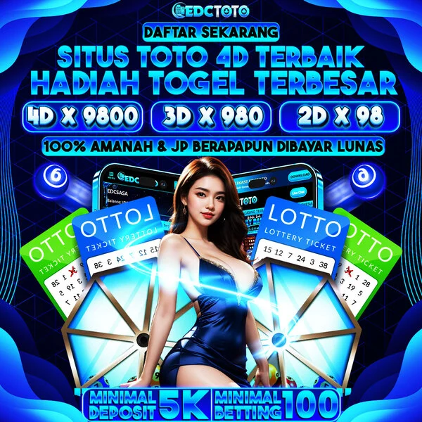 EDCTOTO: Situs Toto Slot 4D Resmi Dan Terpercaya Di Indonesia